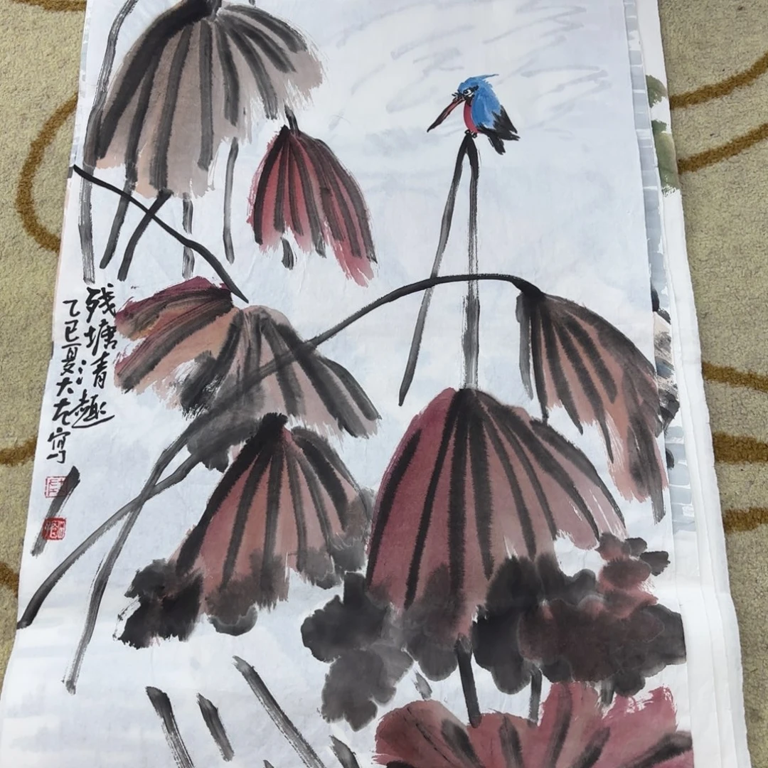 国画国画老师作品刘