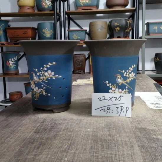 紫砂花盆库存尾货清仓