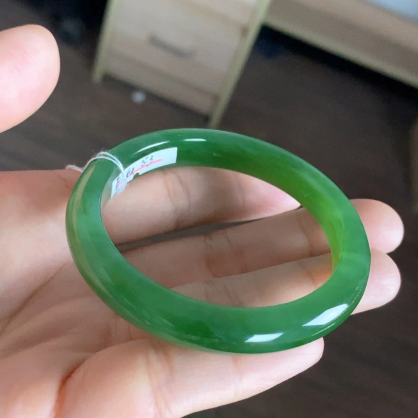 【闪购商品】未镶嵌手镯和田玉（碧玉）