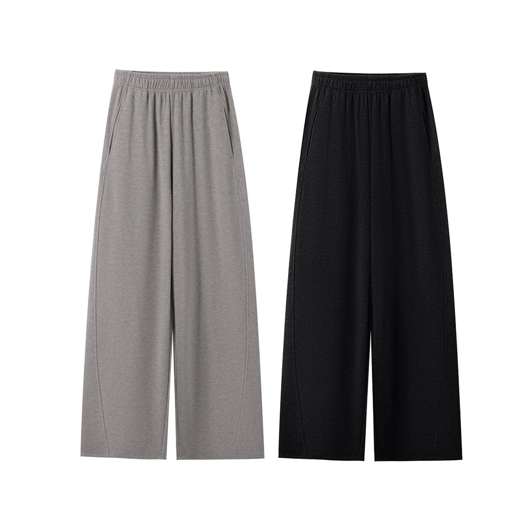 ⌜一眼贵⌟ 25秋冬穿搭圣品细腻柔软弹力直筒中高腰休闲百搭垂感裤