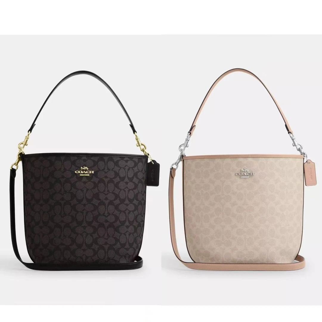 COACH/蔻驰City 27大号水桶包手提单肩包斜挎包27x27x14.5cm