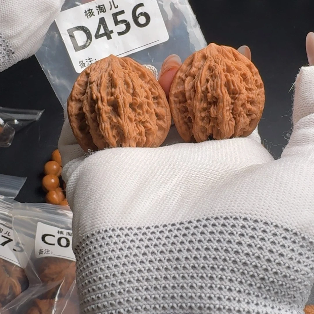 文玩核桃把件42+虎头D456