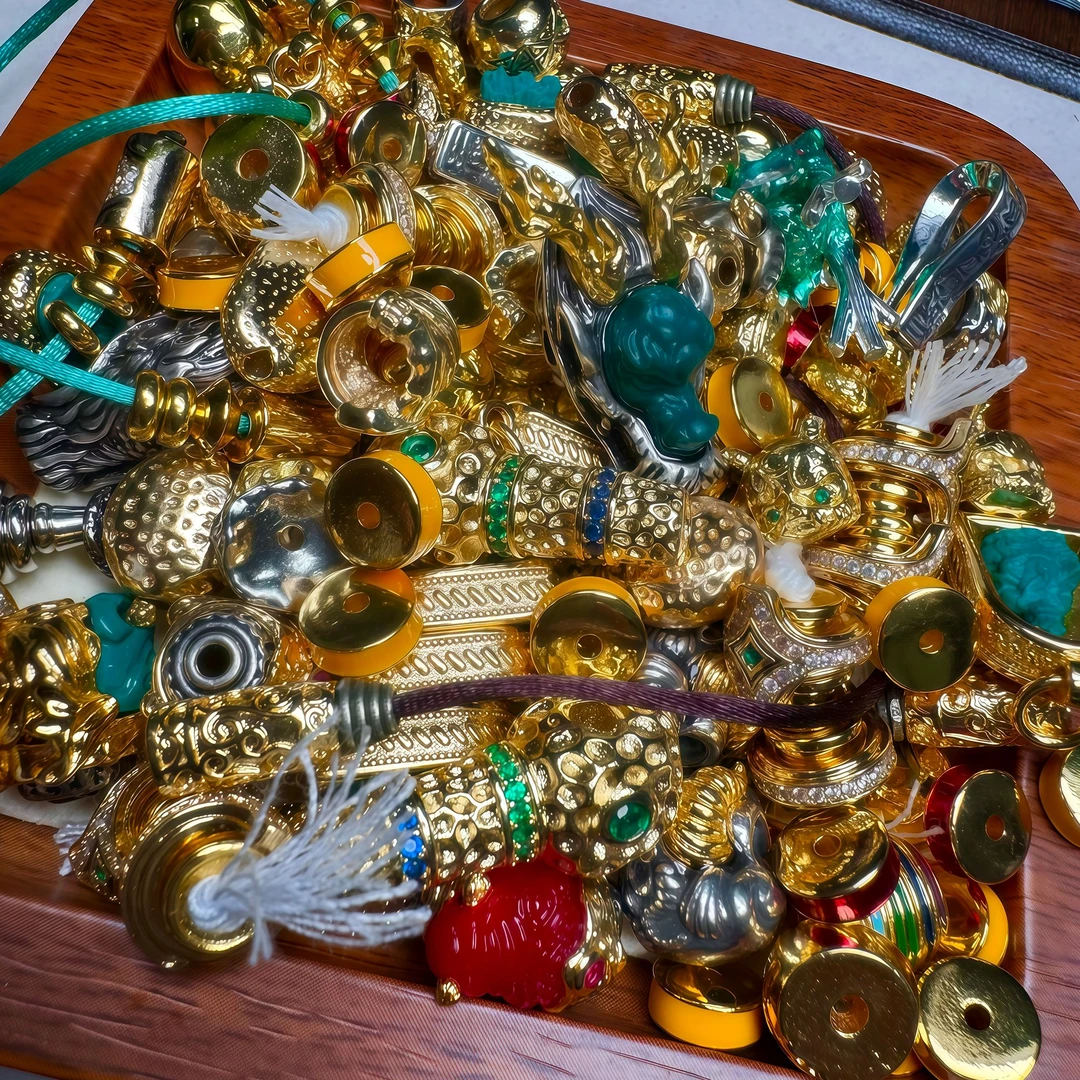 【君子美物】金属铜配文玩珠串高级搭配（直播间链接）