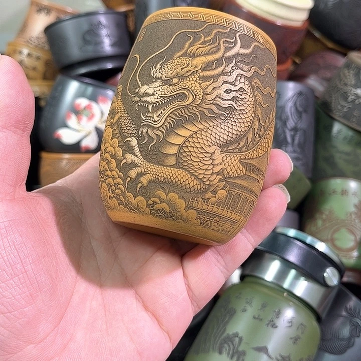 茶杯紫砂全手工紫砂主人杯