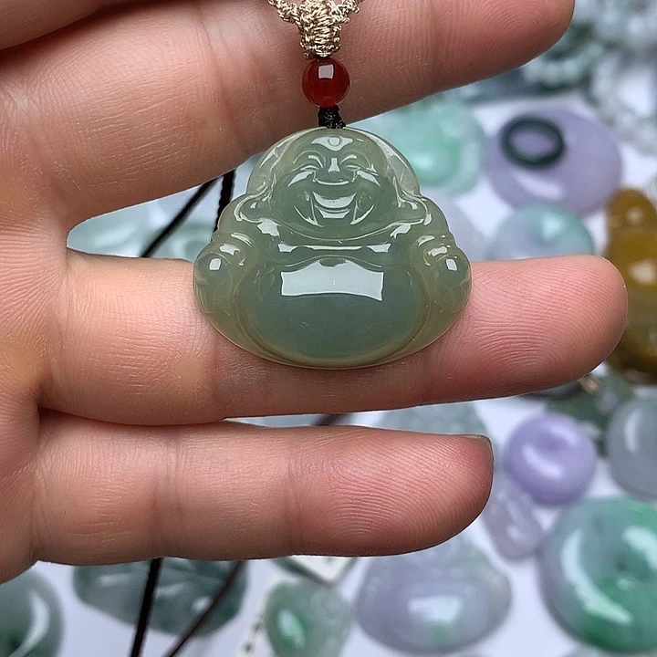 翡翠未镶嵌颈饰天然翡翠