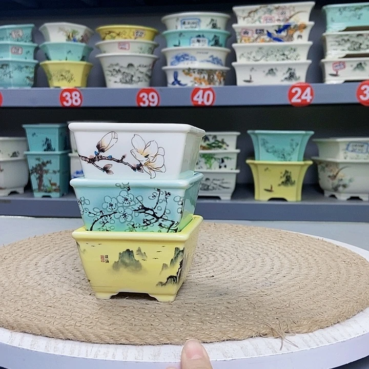 紫砂花瓶紫砂花盆