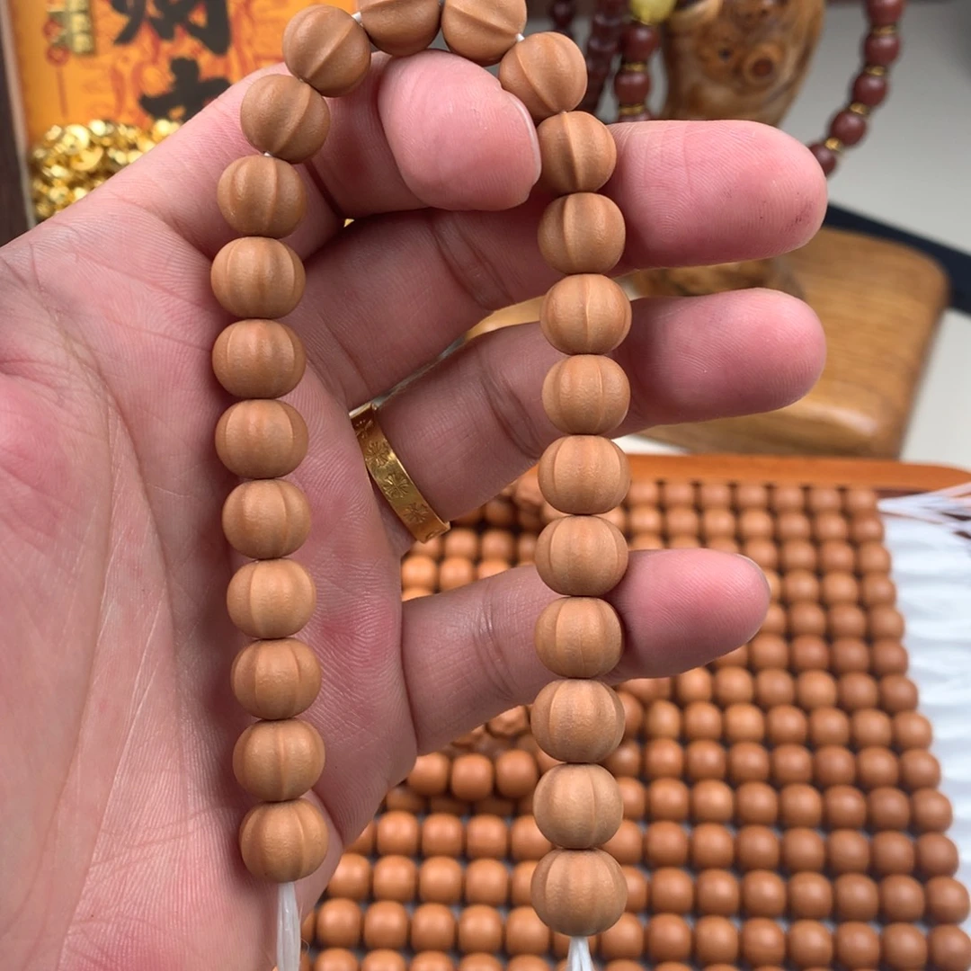 猴头核桃手串全品精工锤纹鲨鱼背