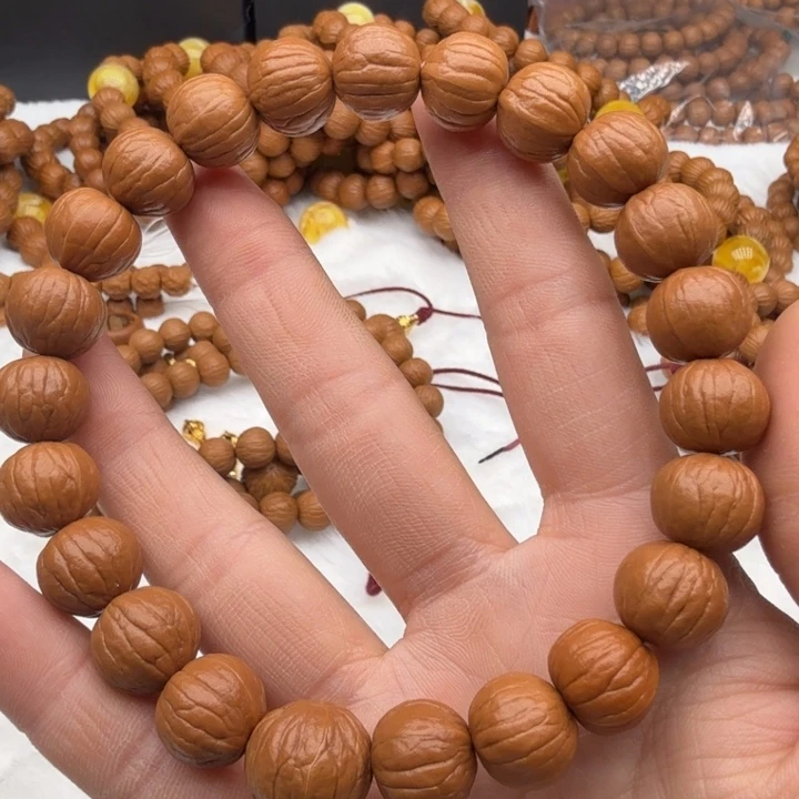 猴头核桃手串13南瓜原皮原色原生态