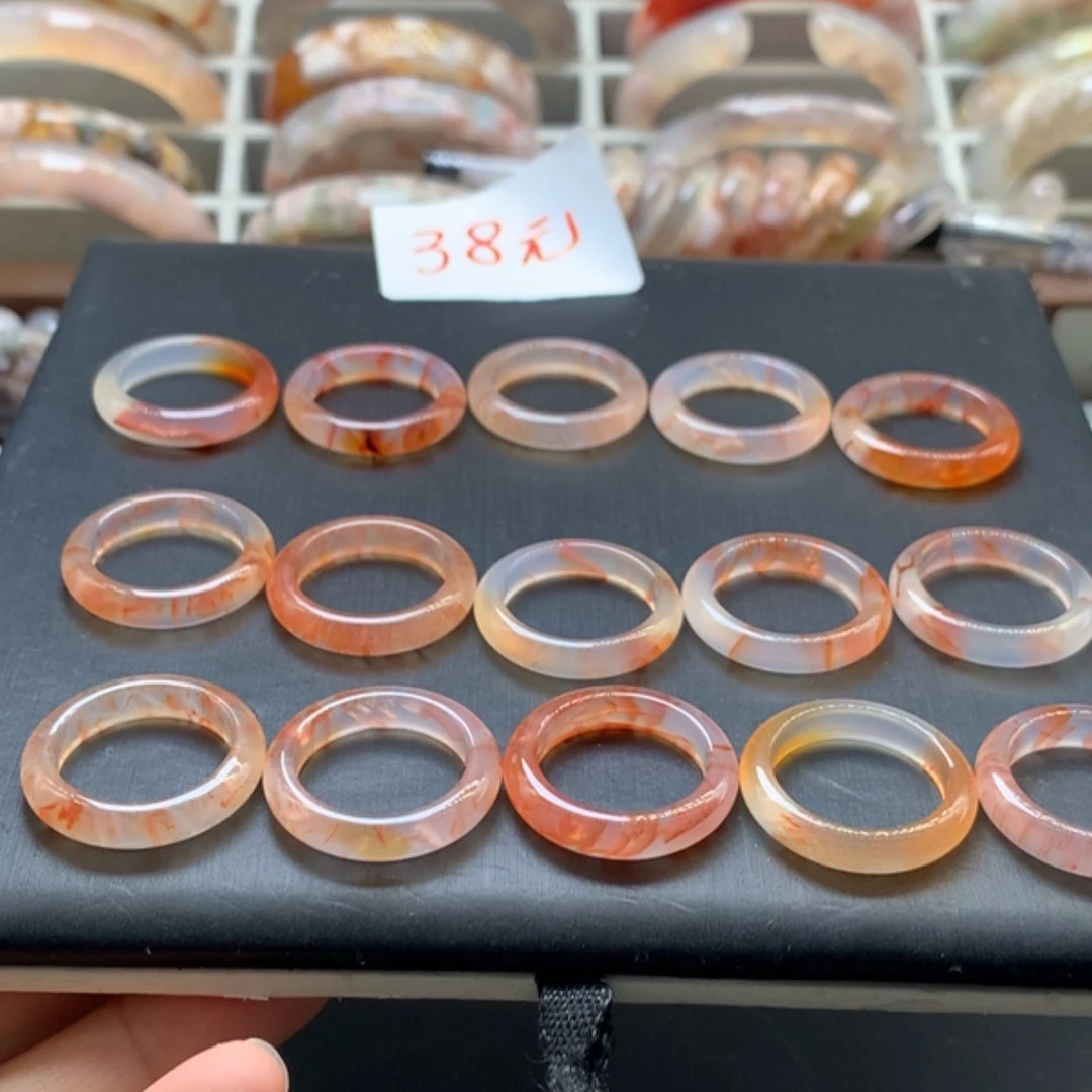 【闪购商品】未镶嵌戒指玛瑙/玉髓发一个