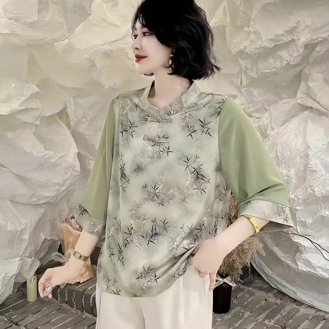 改良版的小衫时尚洋气妈妈装