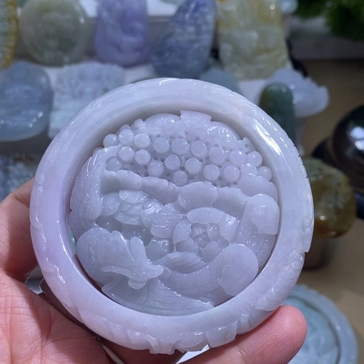 【闪购商品】颈饰未镶嵌翡翠正***生喜
