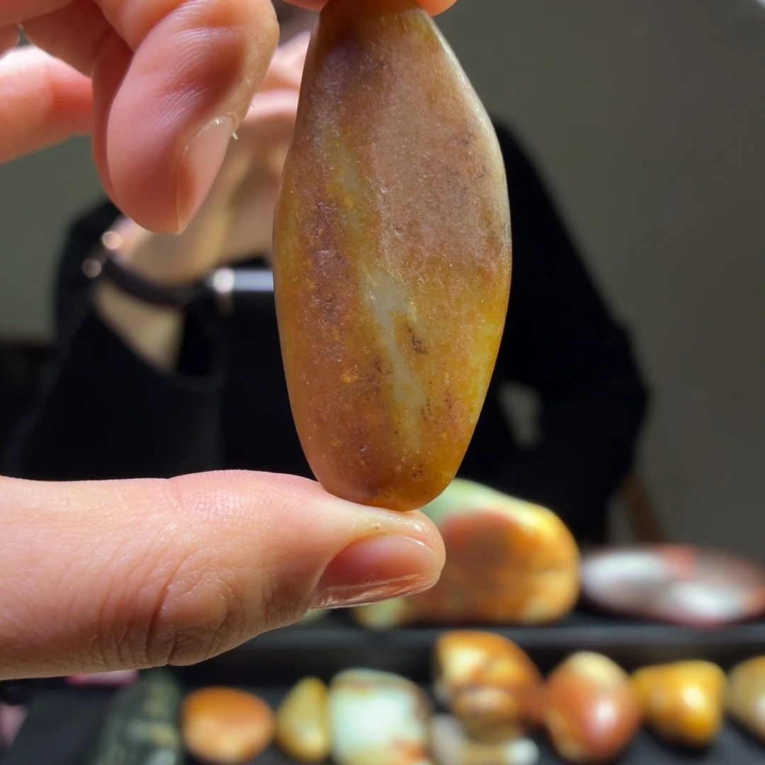 和田玉未镶嵌挂件25g