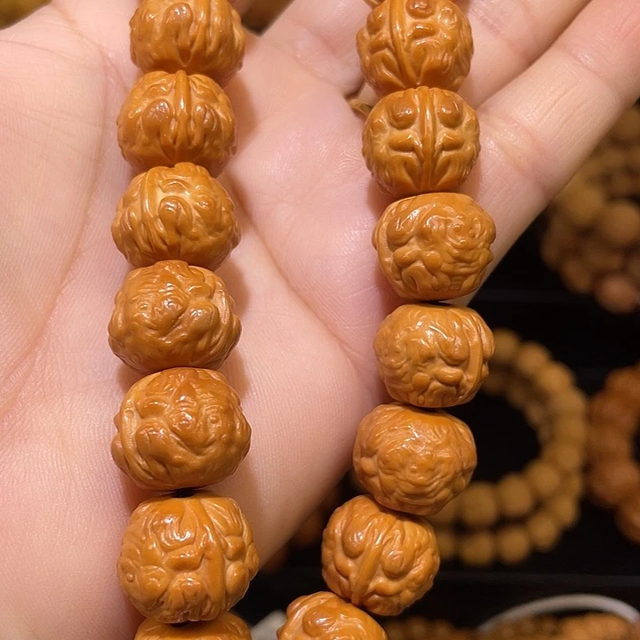 大***理猴头核桃手串猴头核桃手串