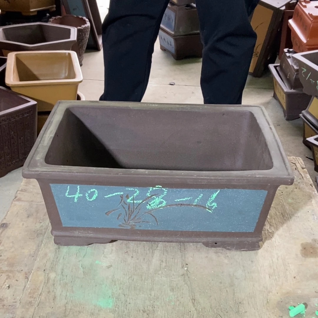 花盆段泥紫砂紫砂