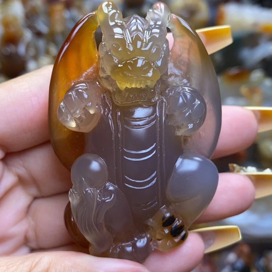玛瑙/玉髓把件未镶嵌