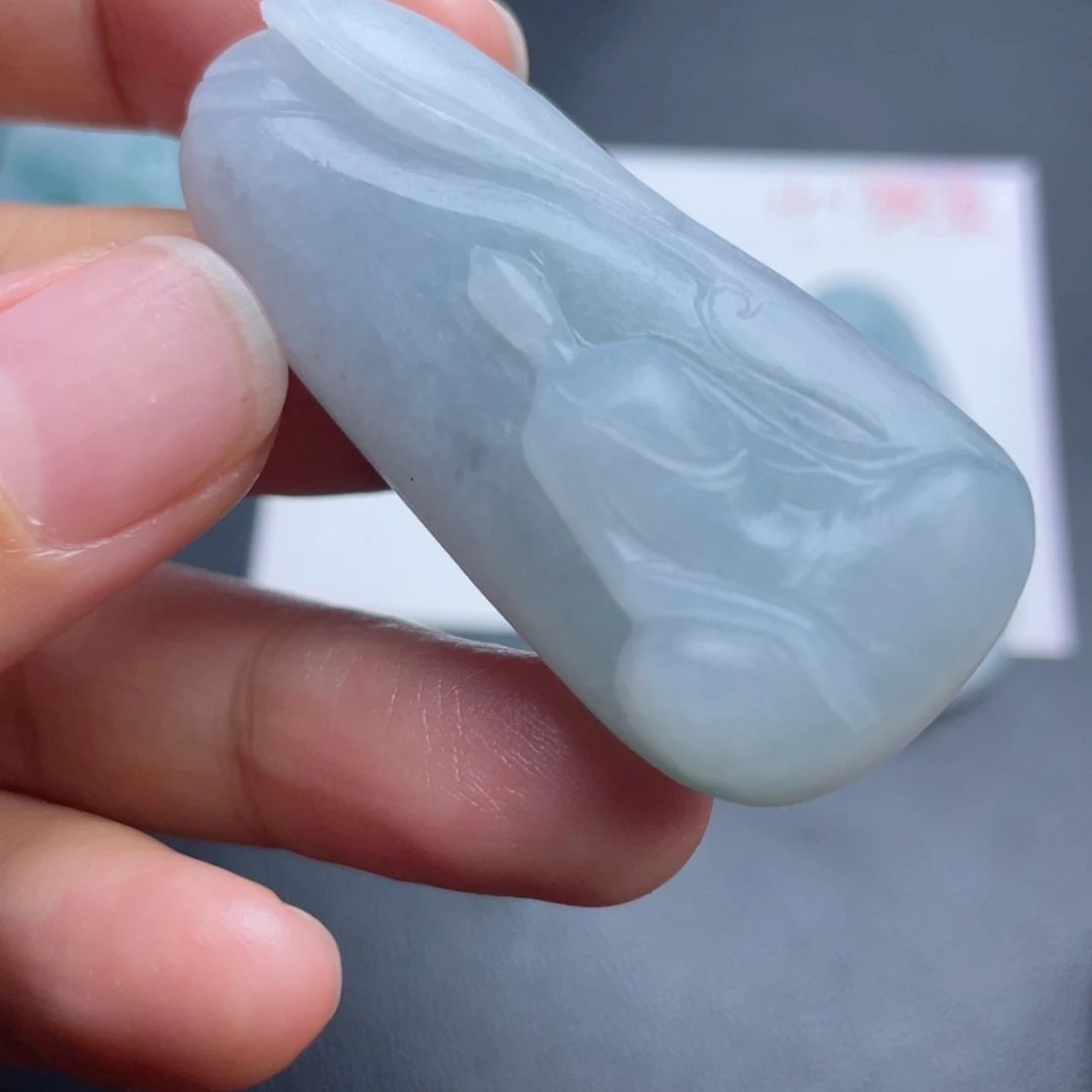 定制翡翠未镶嵌翡翠吊坠