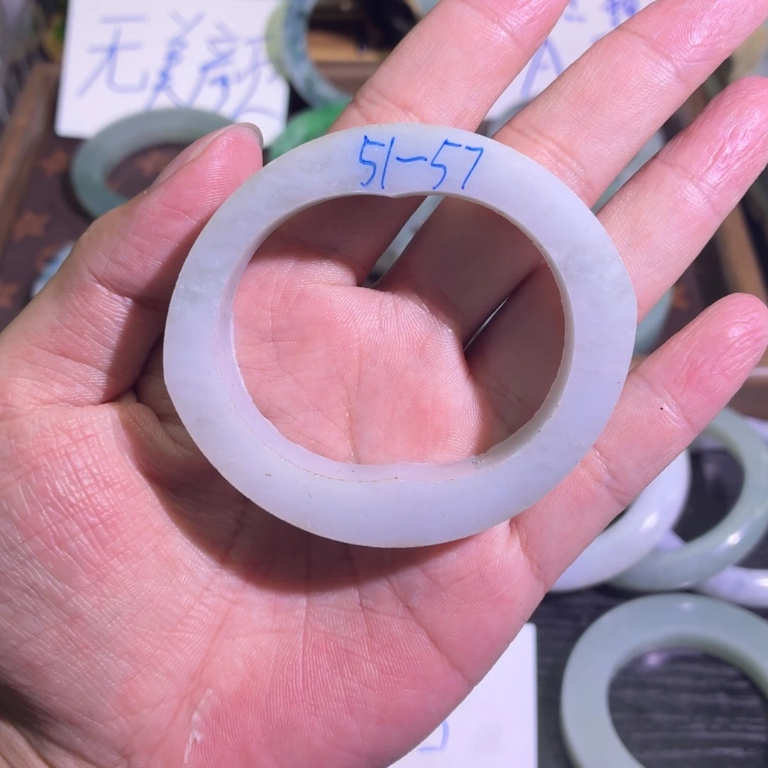 定制翡翠未镶嵌天然纹理随机，追求完美者慎拍