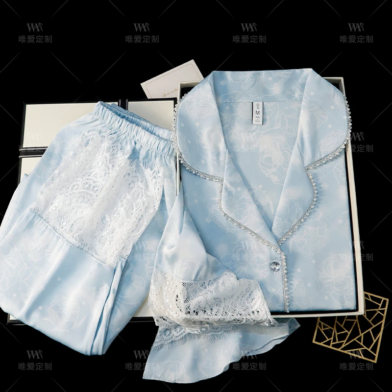 真丝睡衣女【礼盒装】春秋夏季高级感桑蚕丝送闺蜜女朋友生日礼物