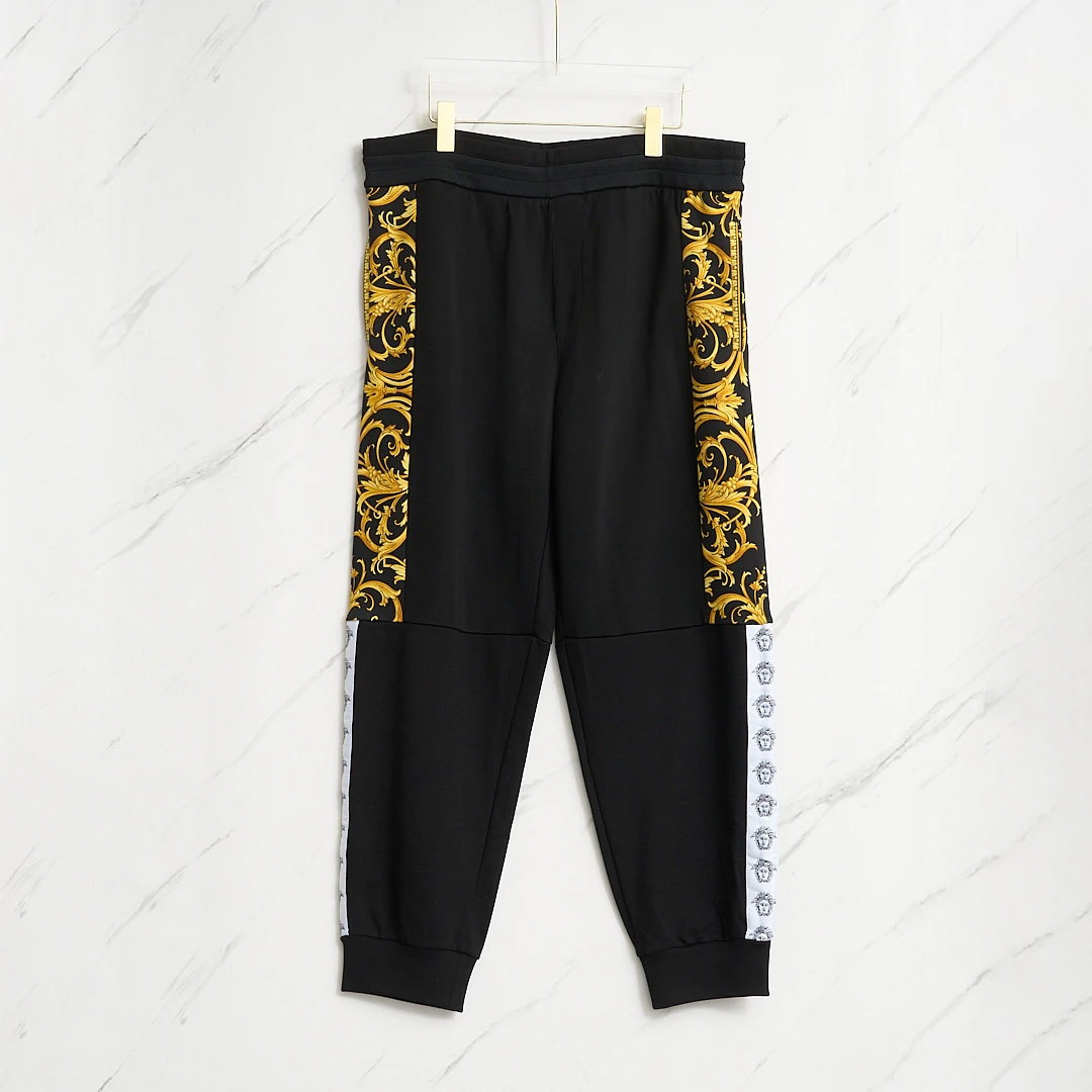 全新未使用 VERSACE/范思哲 男士巴洛克缎面卫裤/VSBP00368