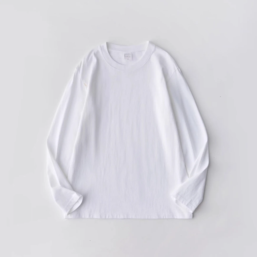 剀剀莉新款纯棉白色长袖百搭T恤打底凯凯莉高端定制小香风洋气