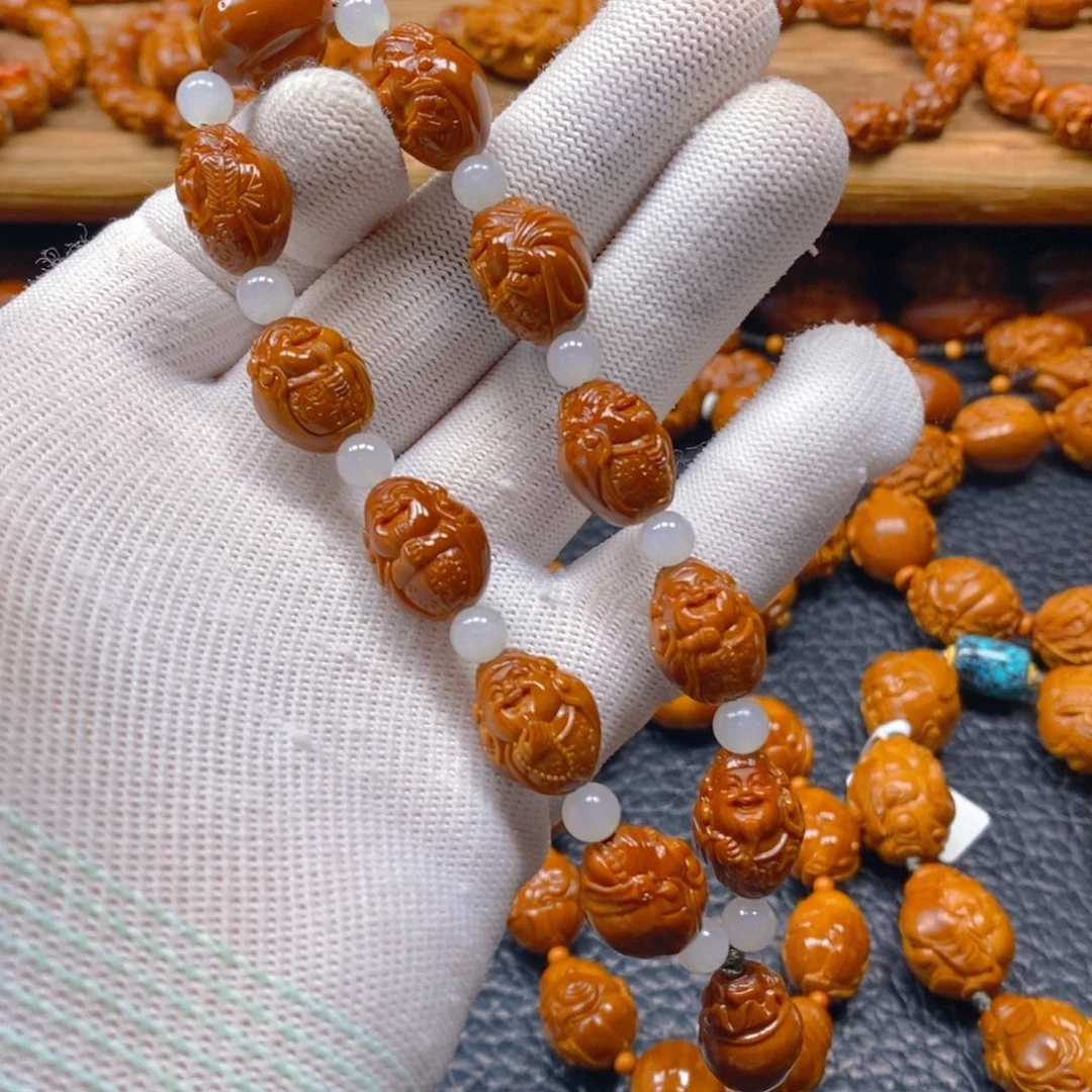 手串/手链橄榄核一青老师1.3十全富贵财神