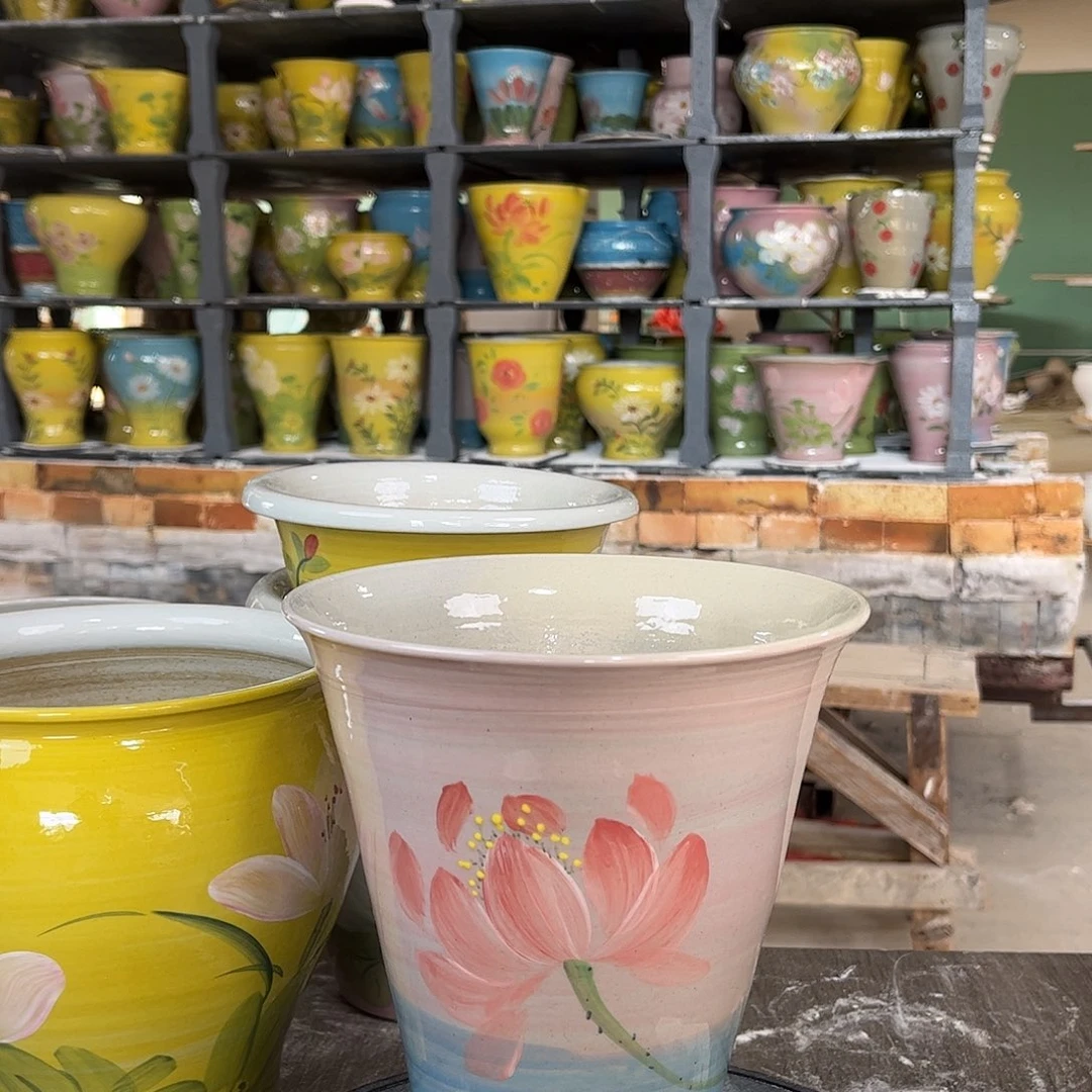 景德镇陶瓷花盆花盆