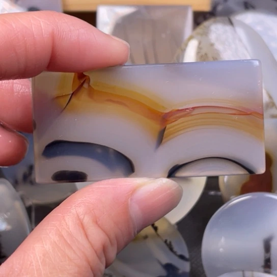 玛瑙/玉髓吊坠(不含链)未镶嵌