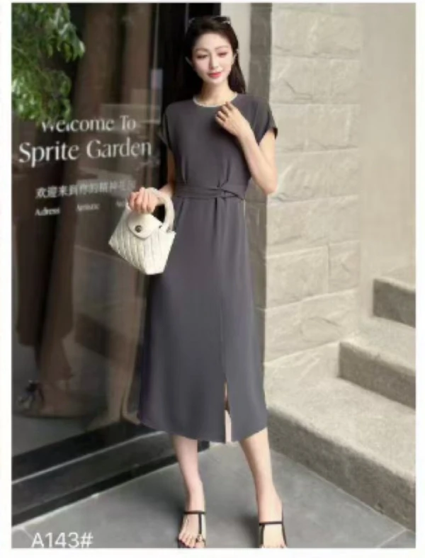 【胜华严选】慢调性~慵懒松量感长款连衣裙143