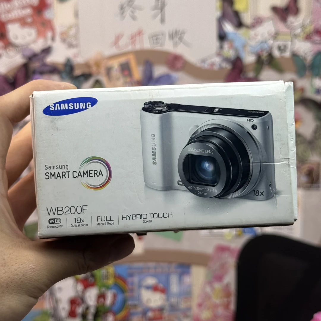 95新 Samsung/三星 wb200f 带 wifi 传图 18 光变 1610w 像素