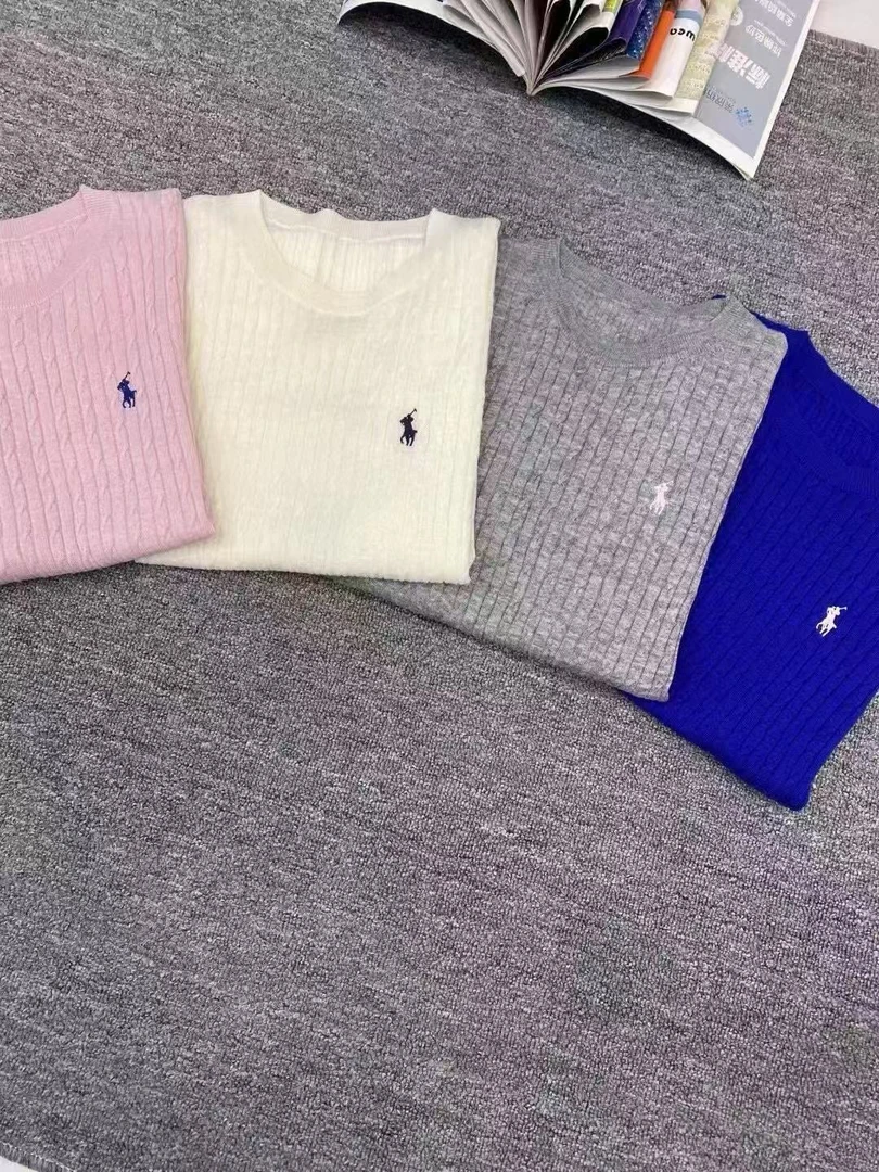 短袖欧美风麻花经典典极简风休闲毛针织衫  套头