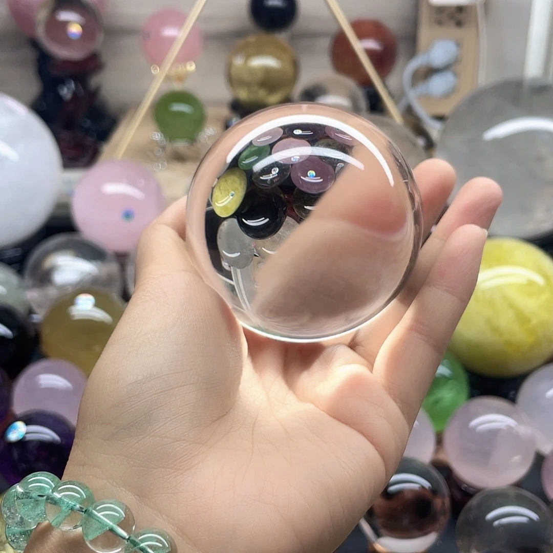 水晶珠宝半成品未镶嵌用****2白水晶全净体卡69.5A
