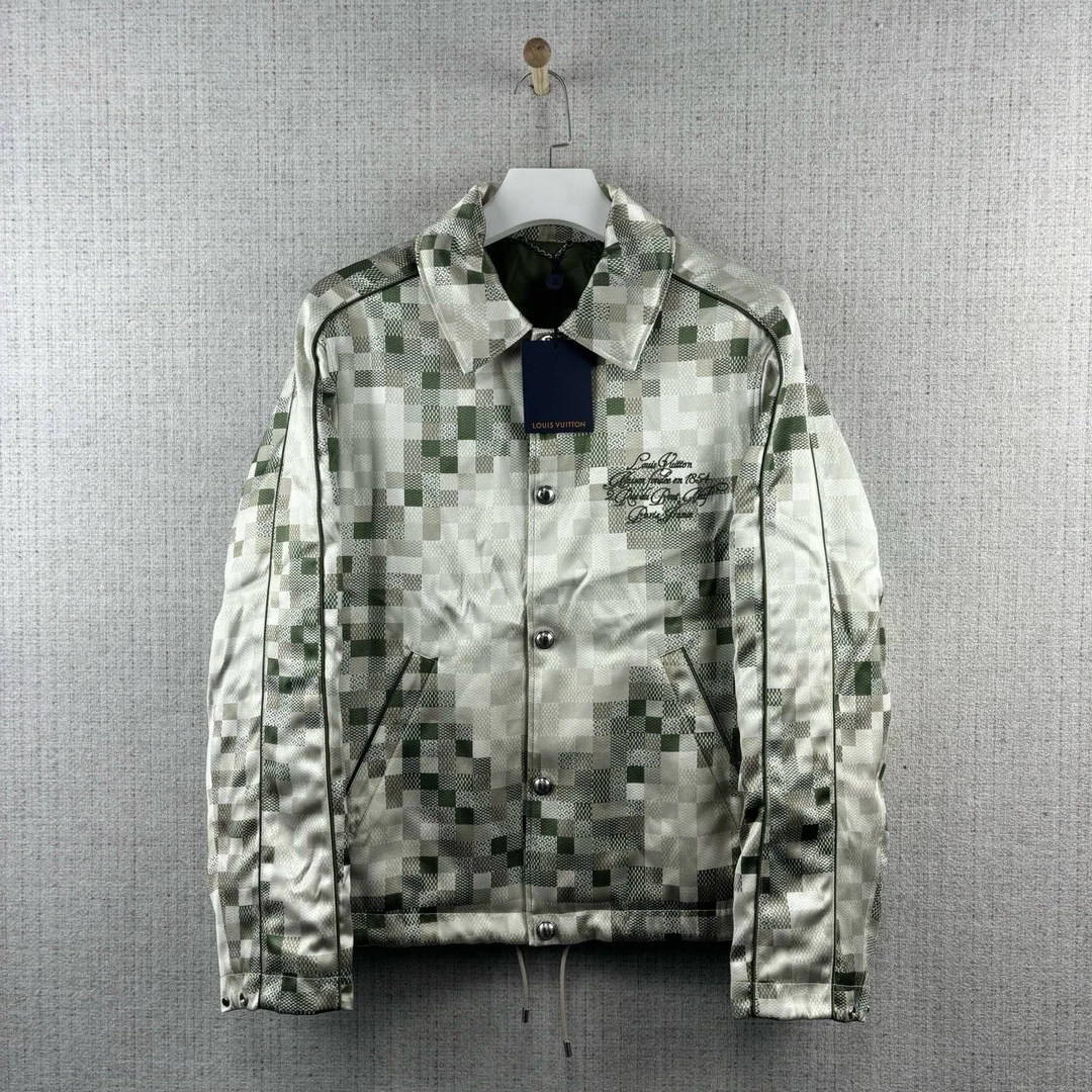 未使用 LouisVuitton/路易威登 提花满印单排扣夹克/尺码44/8788