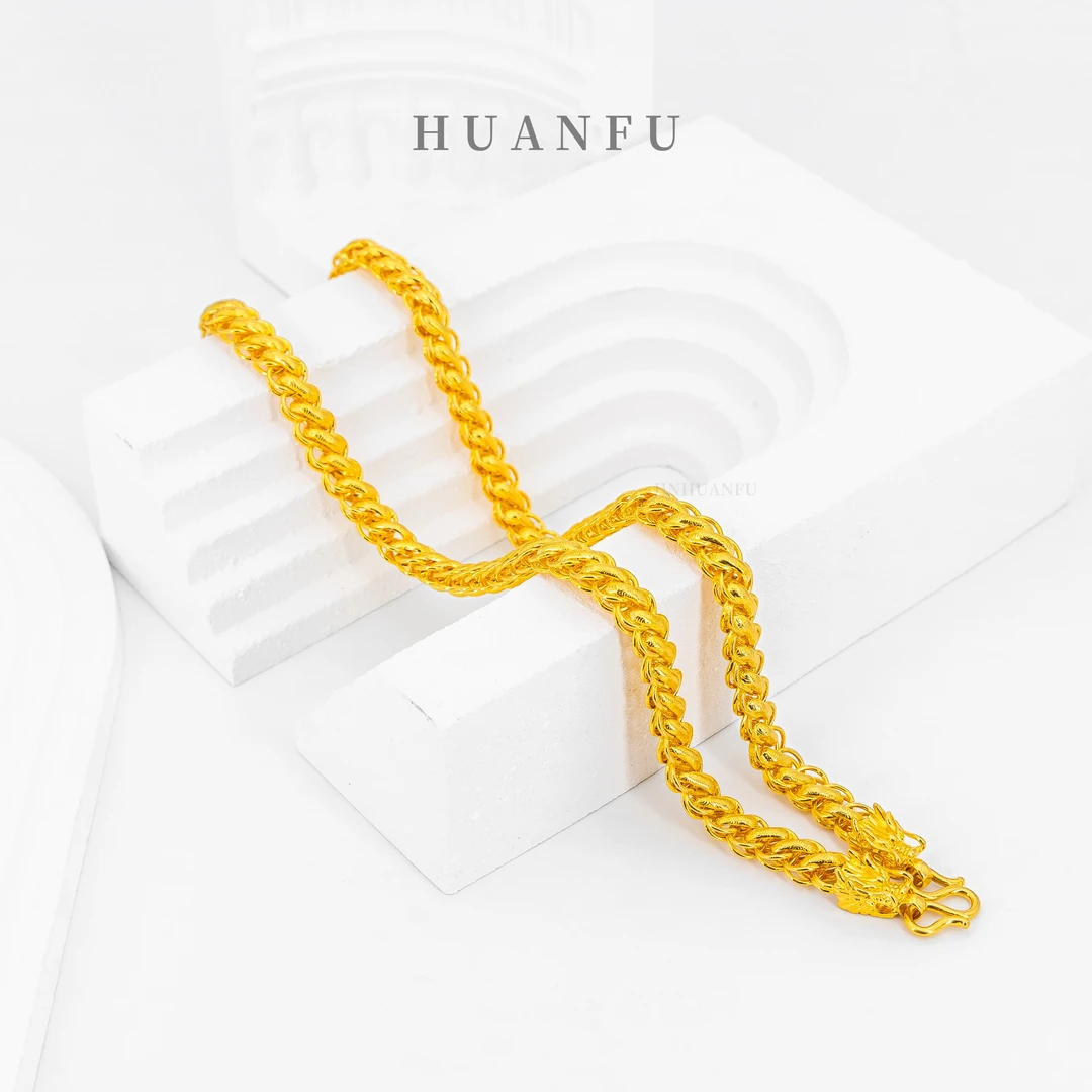 链子足银 扁泰项链  百搭经典编织素款时尚气质潮流