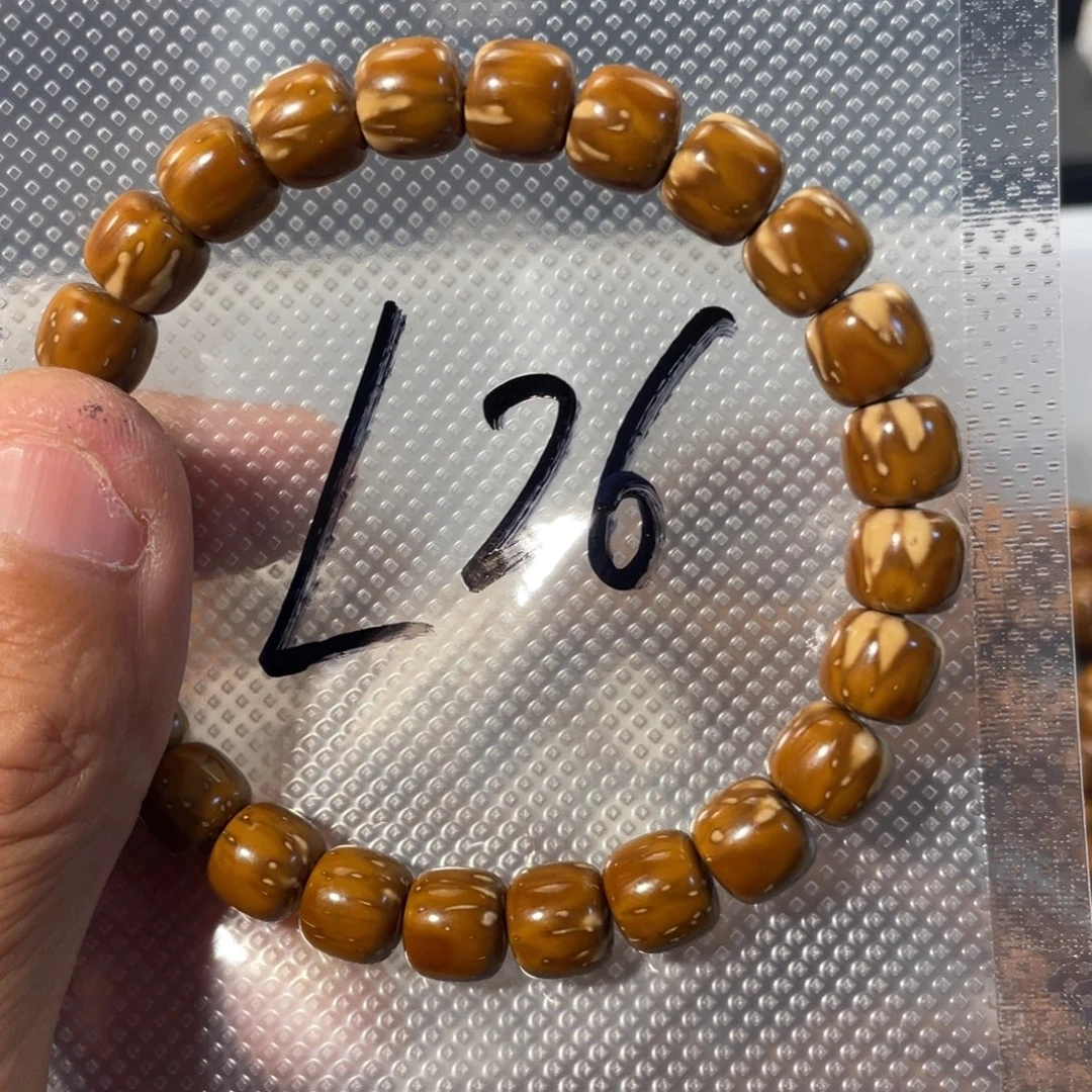 手串紫金鼠9×8实心老型L26