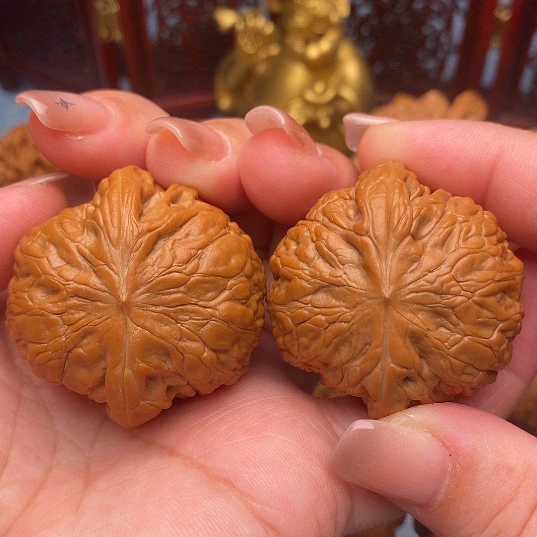 文玩核桃把件40全品绝配铁锤