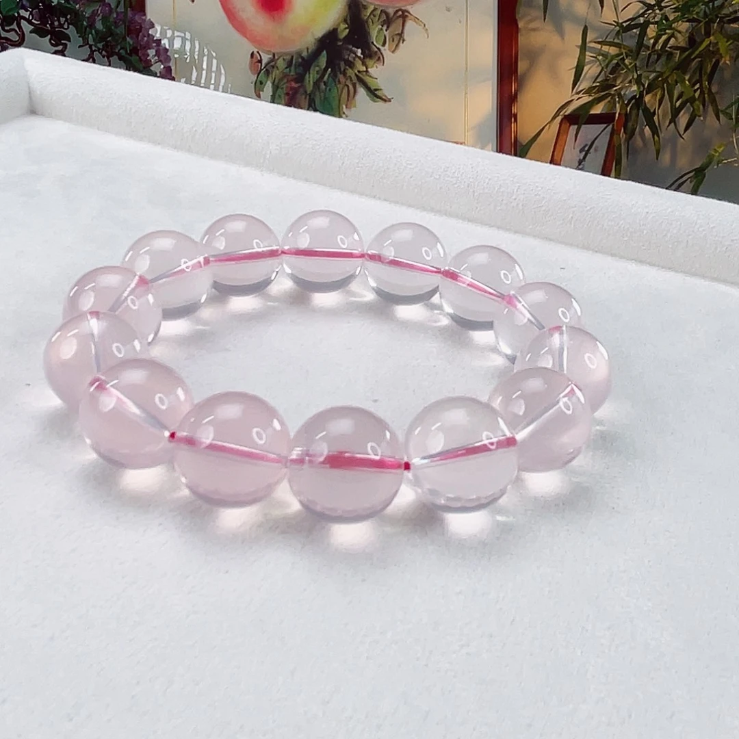 水晶手链未镶嵌水晶手链粉水晶15