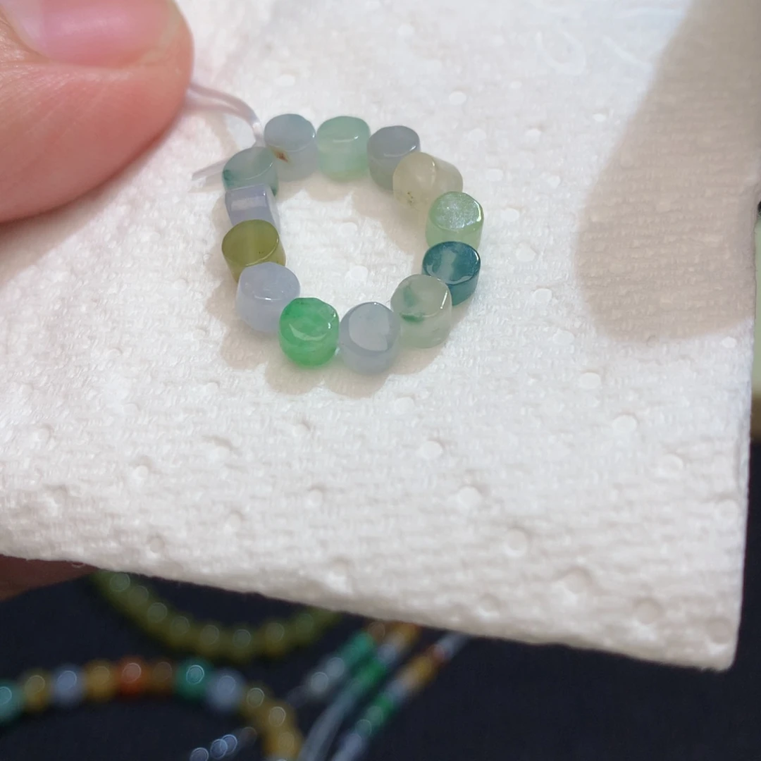 翡翠散珠七彩珠珠珠珠