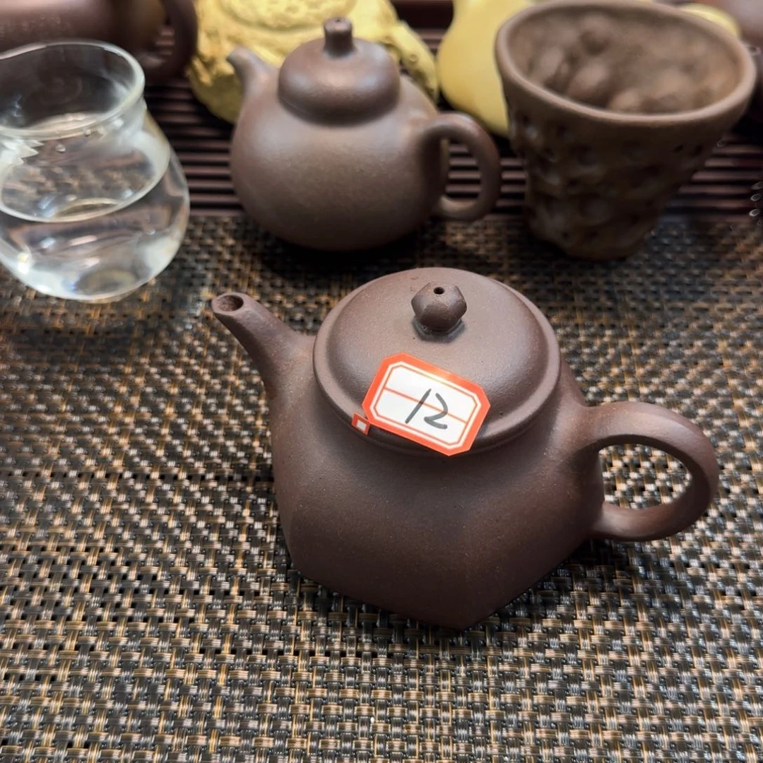 茶壶紫砂12号紫砂壶瑕六方怀隐