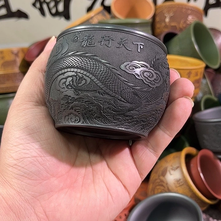 茶杯紫砂全手工紫砂主人杯