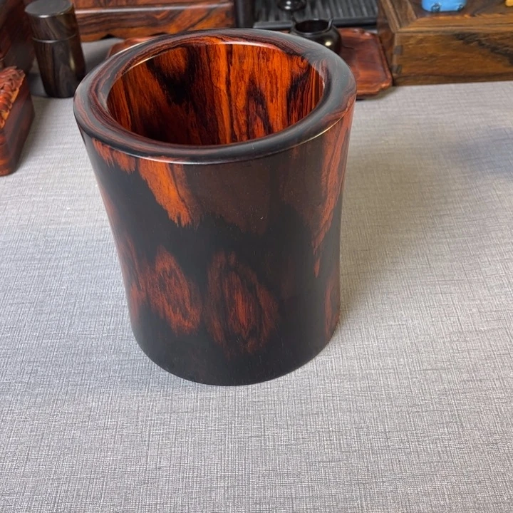 贡木用****6微凹黄檀笔筒收纳桶