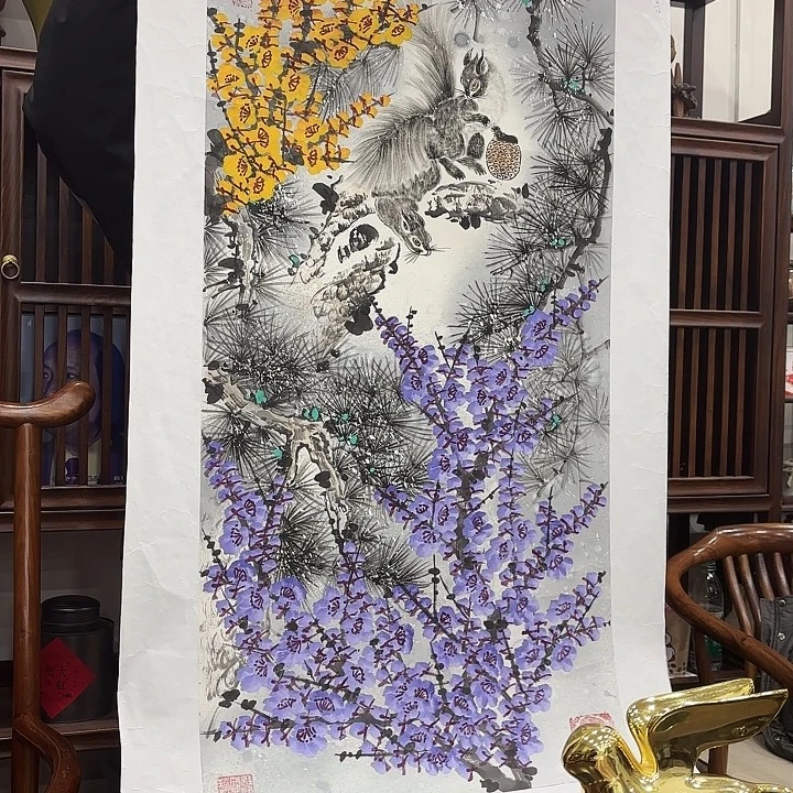 用***8国画杜宝才去伪存真！