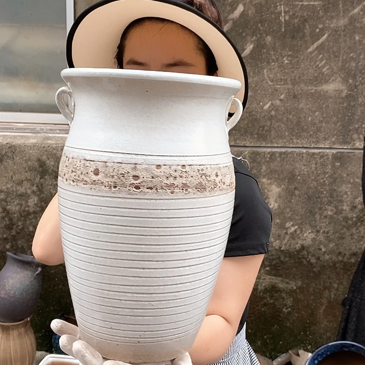 紫砂花盆正品口20高32
