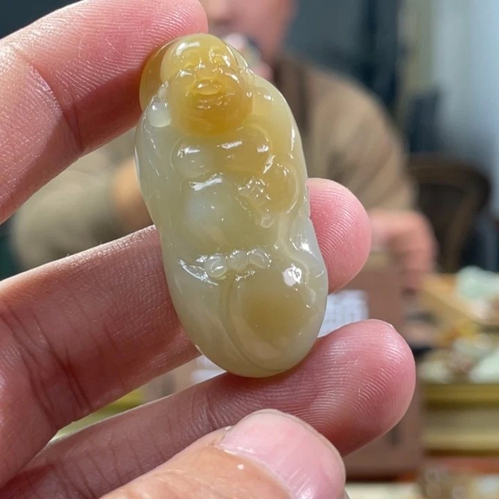 颈饰未镶嵌和田玉橘***~