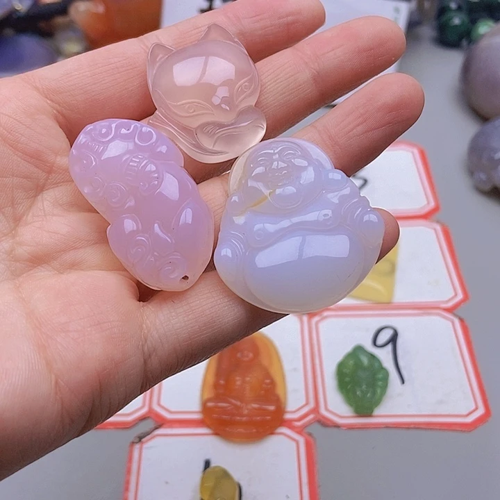 【闪购商品】玛瑙/玉髓珠宝半成品未镶嵌好***歌