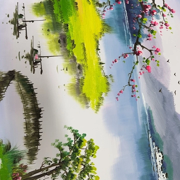 油画好喜欢影子仔仔细细