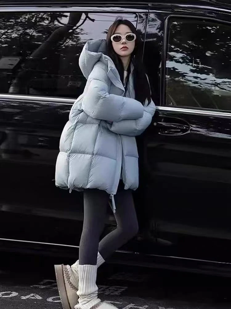 棉服001以后休闲短款连帽潮流加厚韩版拼接冬季拼色百搭时尚