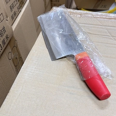 微瑕，不锈钢切菜刀不能抗骨红