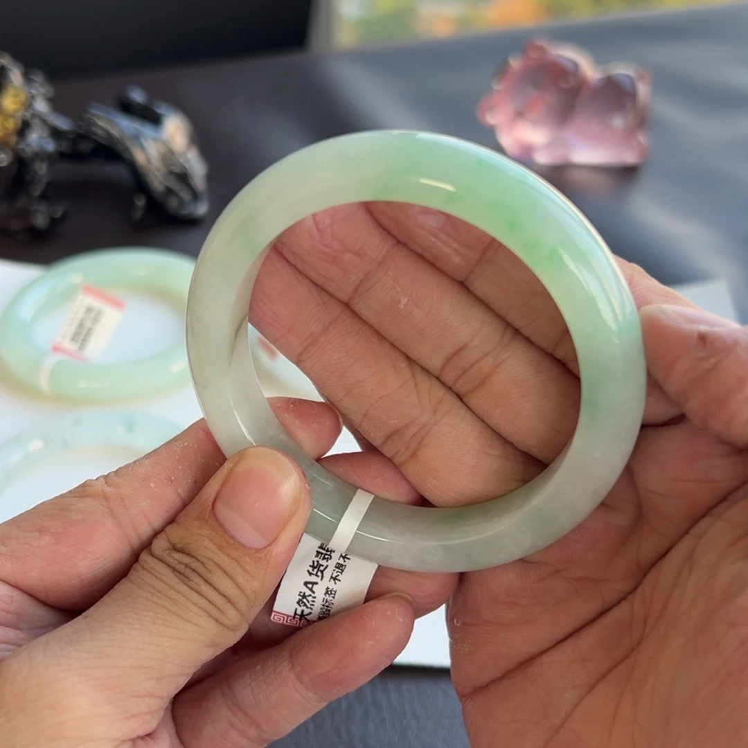 翡翠未镶嵌手镯18号 57.7