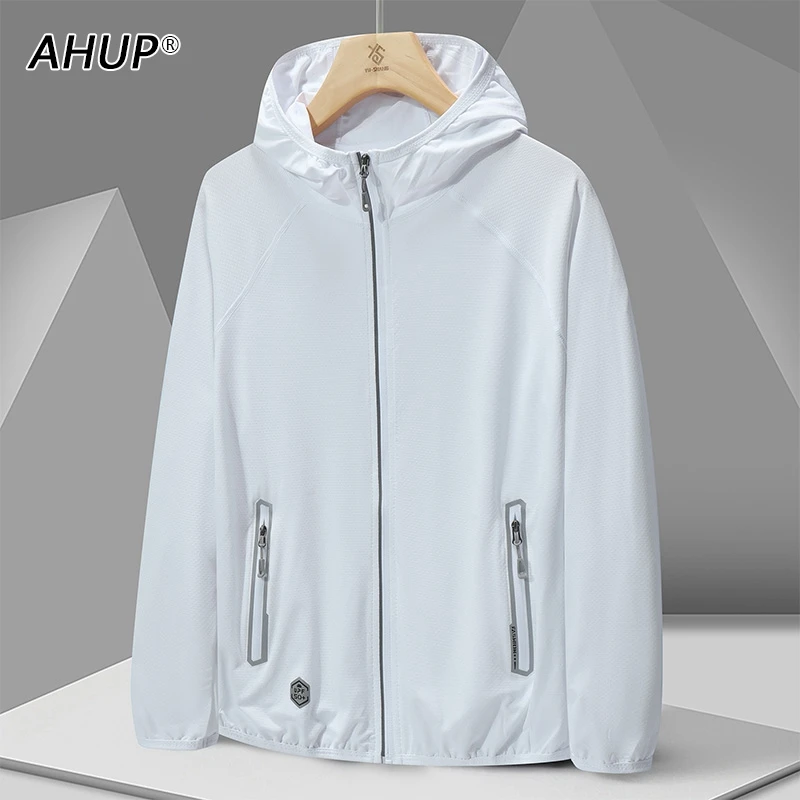 长袖薄款连帽遮阳户外运动防紫外线UPF50+防晒服568