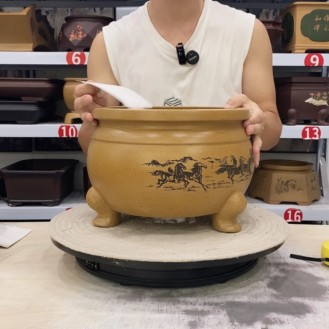 紫砂花盆紫砂花盆